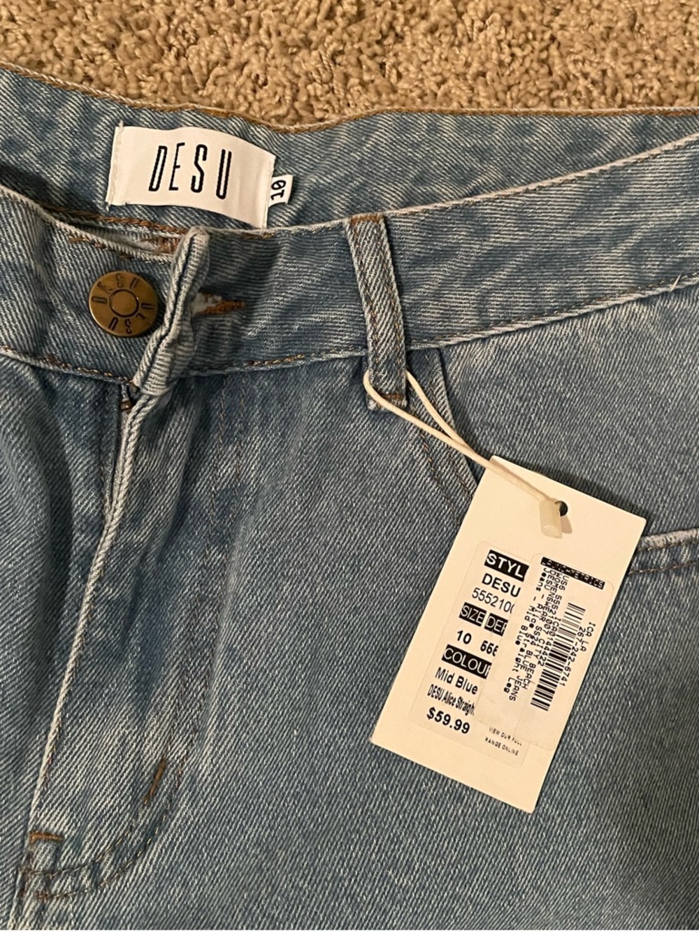 DESU Mid Blue Denim Jeans